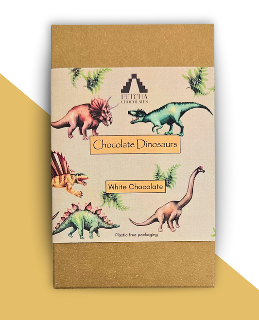 Dinosaurs in White Chocolate