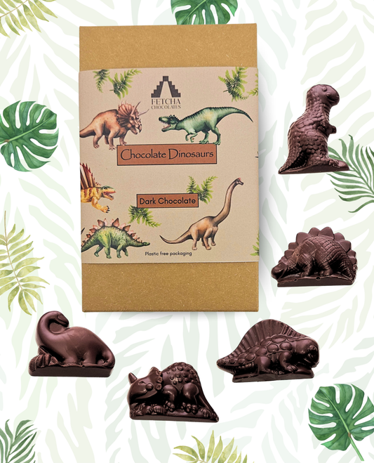 Dinosaurs in Dark Chocolate