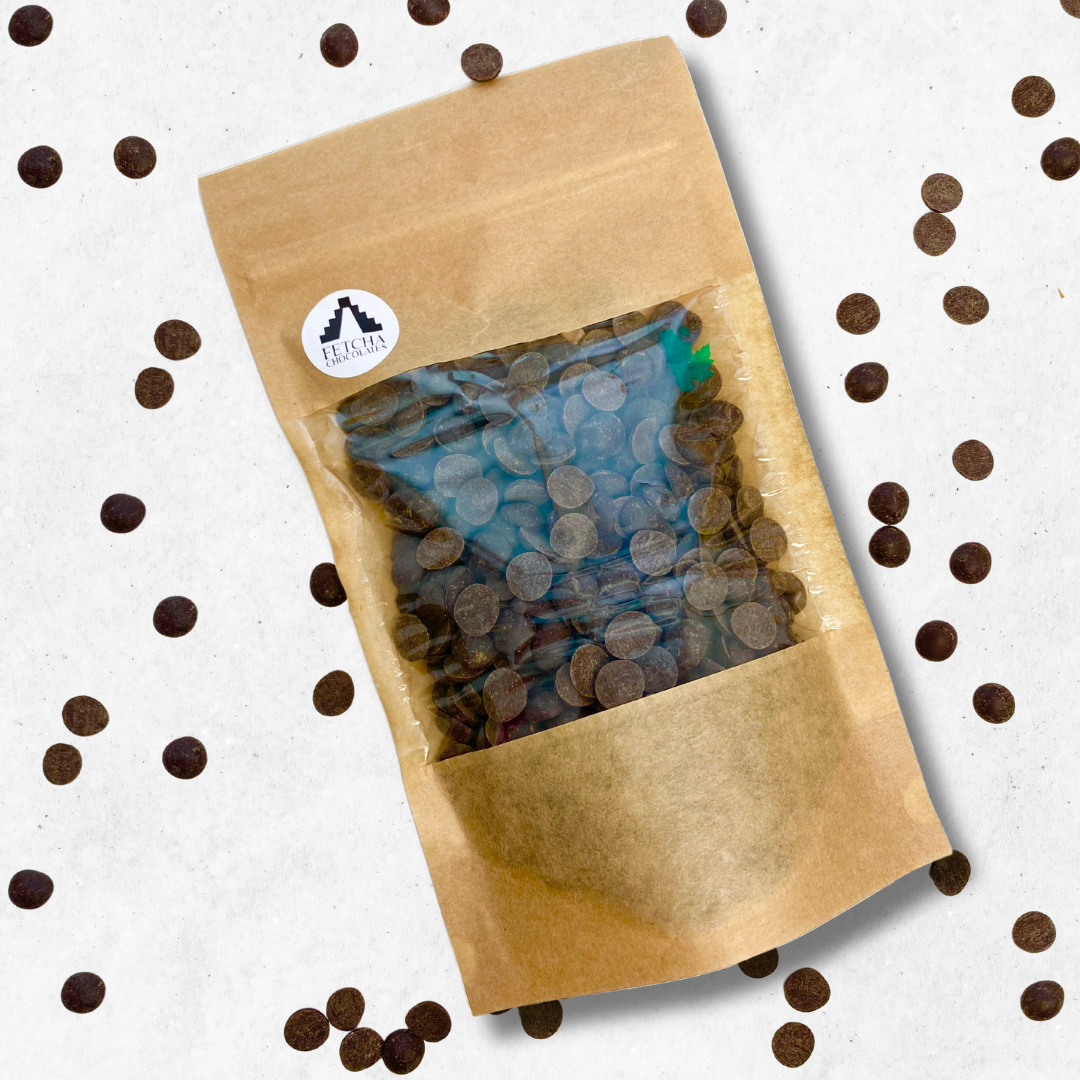 Fetcha Chocolates dark chocolate chips dairy free and gluten free