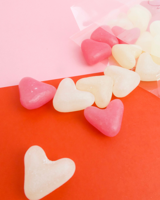 Jelly bean hearts