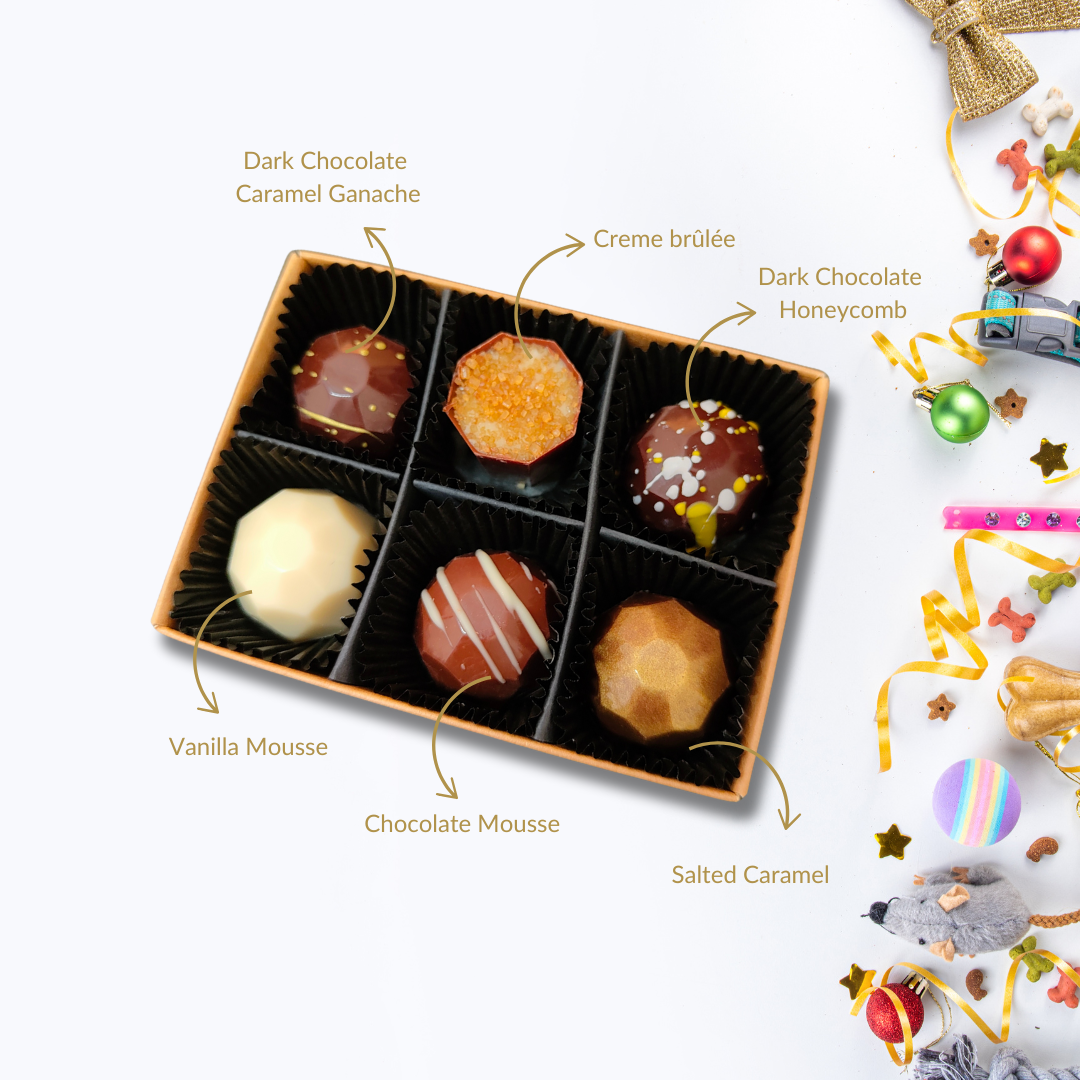 Image shows fetcha chocolates special celebration chocolate box