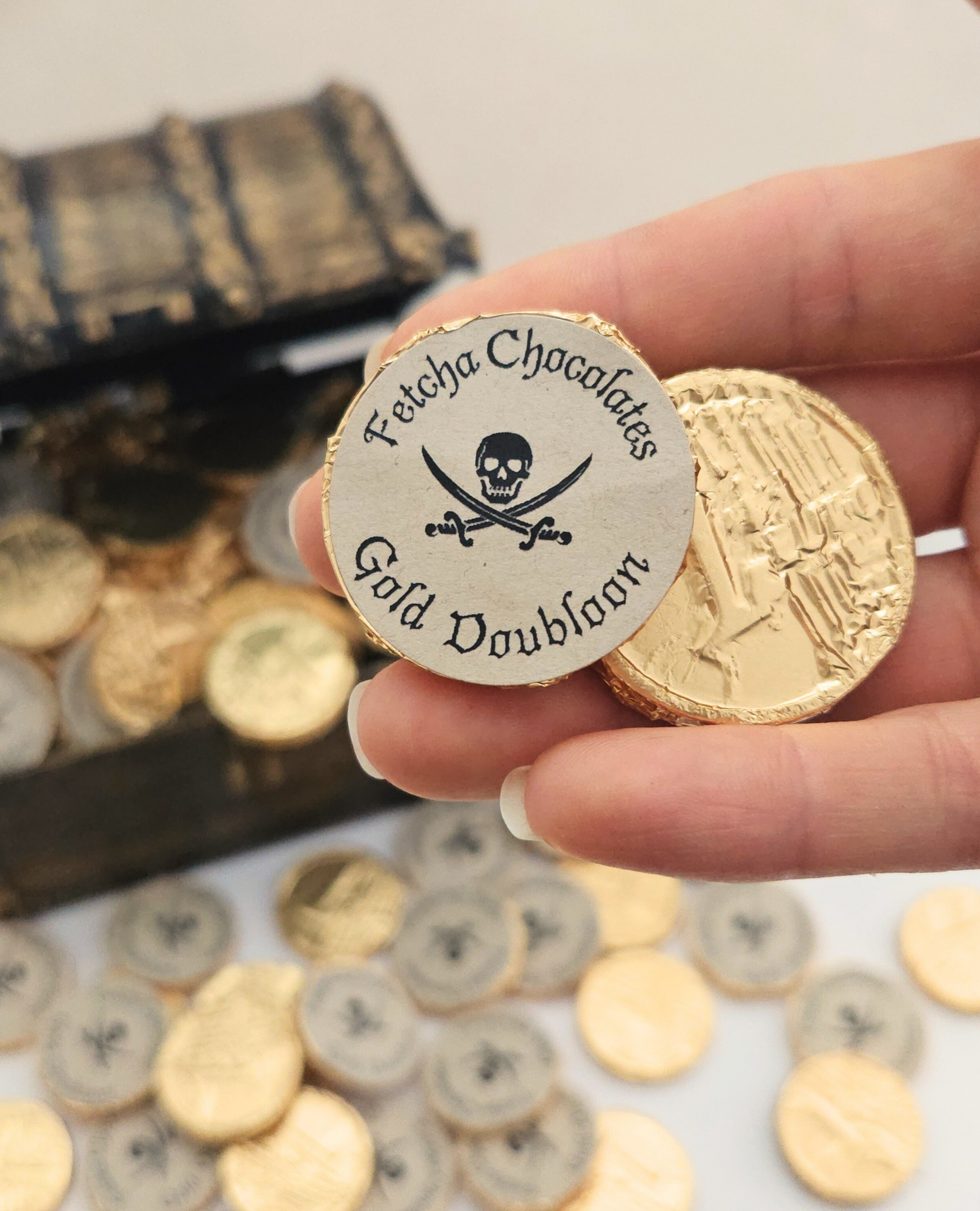Pirate treasure - Chocolate coins