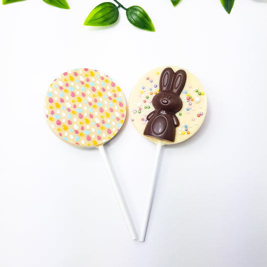 Easter Bunny and Egg Lollipops