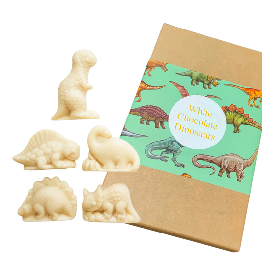 Dinosaurs in White Chocolate