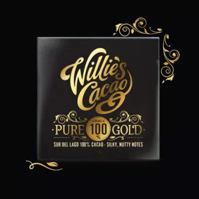 Willie's Cacao Dark Pure Gold Venezuelan 100% Cacao